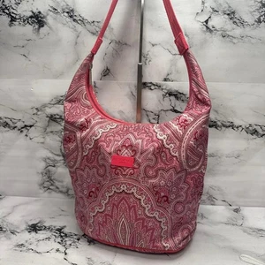 Borsa a tracolla ETRO modello paisley nylon rosa donna USATA DAL GIAPPONE - Foto 1 di 10