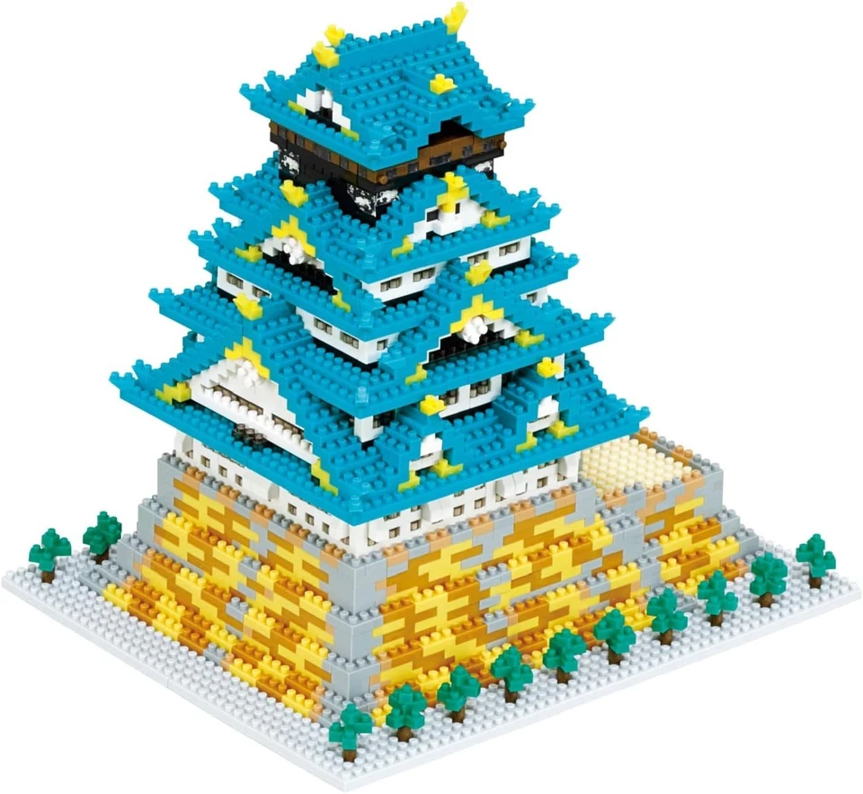 Kawada Nanoblock Osaka Castle Deluxe Edition NB049