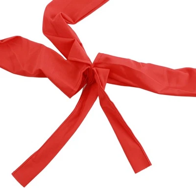 Extensions rouges tressées cheval queue enveloppement polyester beau répulsif de protection - Photo 1/4