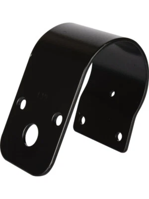 GME Black Uhf Cb 63mm Wrap Around Bull Bar Bracket 3mm Stainless Steel (MB104B) - Image 1 of 4