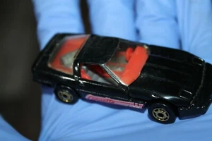 Hot Wheels 1982 The Hot Ones 80s Corvette w Opening Hood Black C4 Vette - Picture 1 of 5
