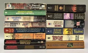 Bernard Cornwell Assorted Lot of 14 Paperback Books Historical Fiction Sharpe - Picture 1 of 14