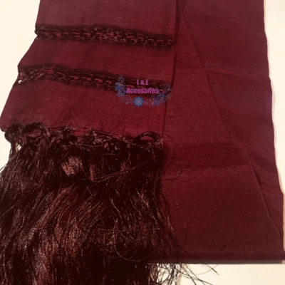 Xale mexicano envoltório cachecol corredor de mesa Reboso Chal cor variável - Imagem 1 de 4