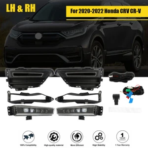 For Honda CRV CR-V 2020-2022 Front Driving Fog Lights LED Lamps w/Wiring Pair - Picture 1 of 12