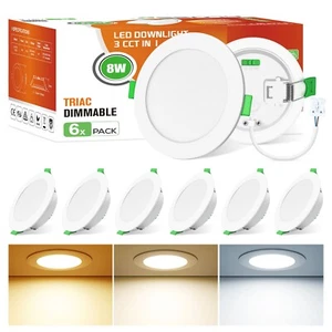 6X Foco empotrable LED 8W 850lm regulable CCT Foco empotrable Techo Spot 75-85mm CE - Imagen 1 de 14