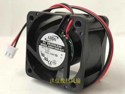 ADDA 4028 AD0412HB-B31 DC12V 0.22A 4CM 2-Pin Axial Cooling Fan - Image 1 of 3