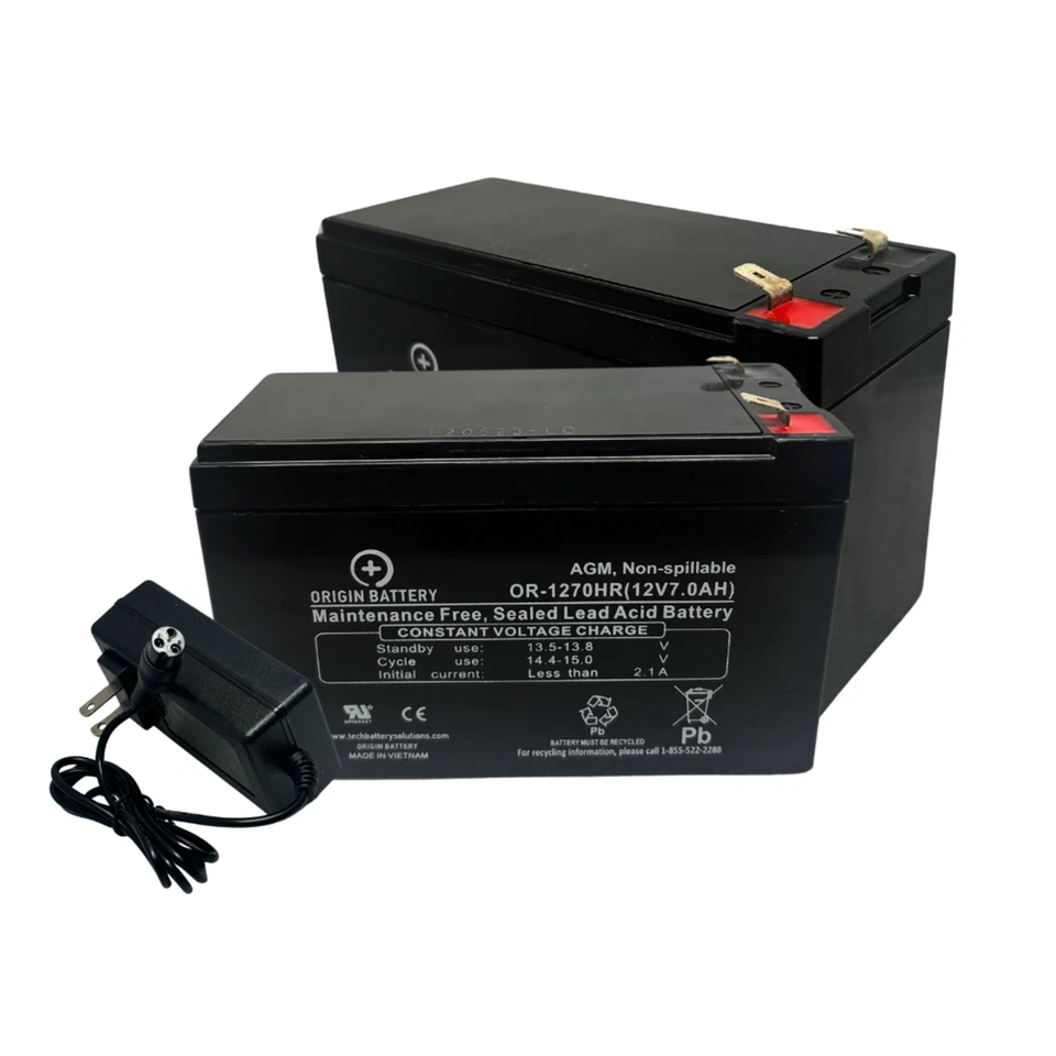 ORIGIN BATTERY Razor Dirt Rocket MX350 Battery and Charger Kit, Also Fits MX400 Scooter