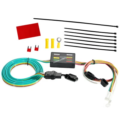 Conector de arnés de cables de luces de remolque 56370 plano de 4 vías para Honda CR-V 2017-2025 Foto 1 de 4