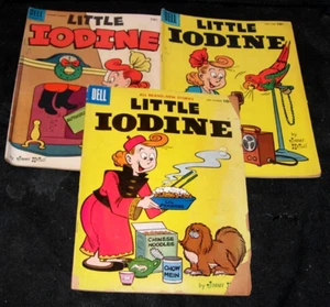 Little Iodine 35,1957,Chinese food cvr,Jimmy Hatlo,Guided Missile toy ad,G/VG - Picture 1 of 10