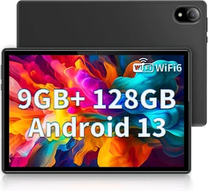 U10 Tablet 10 Pollici, 9GB RAM+128GB ROM/TF 1TB Tablet Android 13, Bluetooth 5.0 - Foto 1 di 12