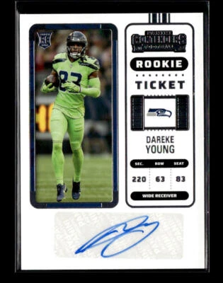 2022 Panini Contenders #255 Dareke Young AUTO - Image 1 of 2