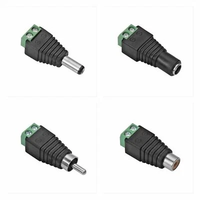 Hohlstecker 2,1x5,5 Kupplung Cinch Stecker Buchse Adapter LED Strip Kamera