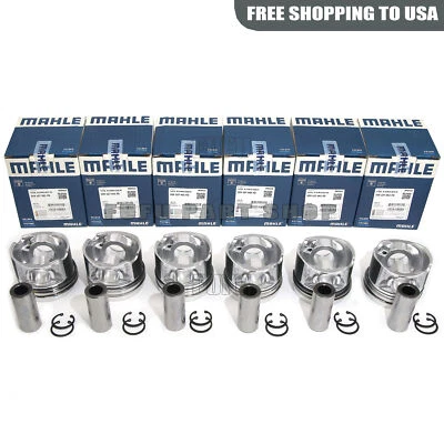Juego de 6 anillos de pistón Φ83,01 mm Mahle para VW Touareg Audi A4 A6 Q7 3,0 TDI diésel Foto 1 de 4