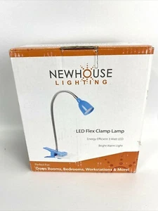 Newhouse Lighting LED Klemmleuchte/Klemmlampe 3 Watt LED blau 300 Lumen Neu - Bild 1 von 12