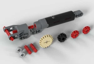 Lego LINEAR ACTUATOR Kit (technic,cylinder,piston,bracket,gears,power,functions) - Picture 1 of 2