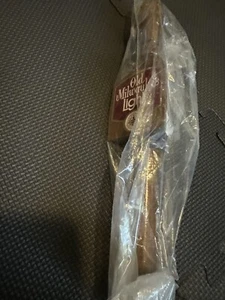 OLD MILWAUKEE LIGHT----14" ----3-SIDED----WOODEN TAP HANDLE - Picture 1 of 2