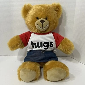 Build a Bear Light Brown Happy Hugs Tan Teddy Plush Stuffed Animal Doll 17" - Picture 1 of 7