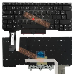 Czech Slovak Backlit Trackpoint Keyboard for Lenovo Thinkpad E14 Gen2 Gen3 Gen4 - Afbeelding 1 van 5