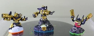 Skylanders Legendary figures Lot Of 3. Trigger Happy, Jet Vac, Night Shift - Picture 1 of 1