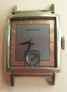 Rare Vintage 1939 Hamilton Ross Coral / Pink / Rose Watch 14k Gold Fill - Works - Picture 1 of 8