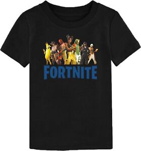 Fortnite T Shirt Gamer Gaming Team Birthday Children Boys Girls Mens Kids Top