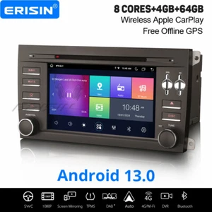 4GB+64GB Android 14 Autoradio Navi DAB+ CarPlay WiFi DVD BT 5.0 Porsche Cayenne - Bild 1 von 24