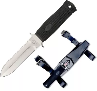 Cuchillo Fijo Modelo Buzos Serie Katz Avenger 4.37" XT-70 Hoja de Acero Goma Foto 1 de 3