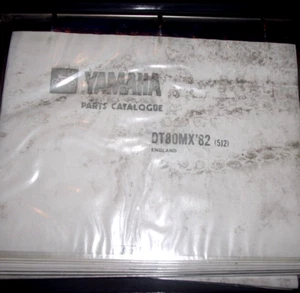 YAMAHA DT80MX (5J2) 1982 CATÁLOGO MANUAL de piezas - Imagen 1 de 3