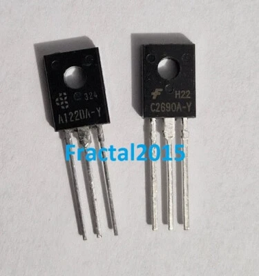 1Paire KSA1220A & KSC2690A A1220A-Y/C2690A-Y A1220 / C2690 - Photo 1/2