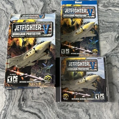 Jetfighter 5 Homeland Protector PC Game CD-ROM Complete w/ Manual Windows Combat - Image 1 of 2