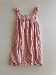 Classic Whimsy Pink White Gingham Dress Girls Size 10 - Picture 1 of 4