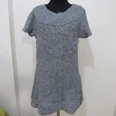 Wallis Womens Wool Blend Crew Neck Jumper Grey 38/40 UK 10/12 REF (Y01236) - Image 1 of 4