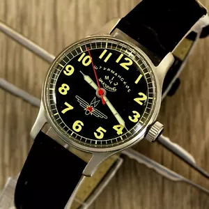 1950's Sturmanskie Gagarin USSR Soviet wristwatch 1 MChZ new dial and case - Picture 1 of 11