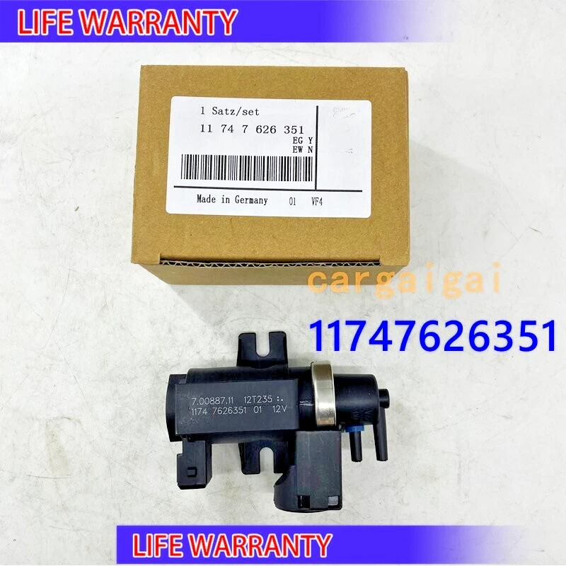 11747626351 For BMW 320i 328i 335i 428i X5 Turbocharger Boost Solenoid Valve NEW Foto 1 de 4