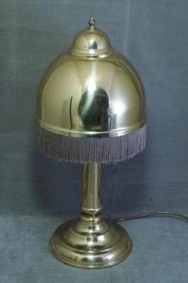 LAMPE TISCHLAMPE STEHLAMPE LESELAMPE MESSING 60ER 70ER 2 FASSUNGEN - Bild 1 von 4