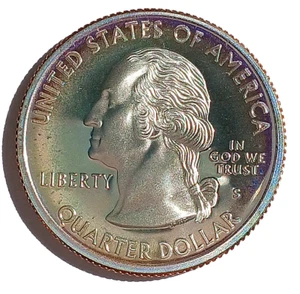 1999S ¡Cuarto de Washington con revestimiento de prueba "Connecticut" Statehood! Envío Gratis M3 - Imagen 1 de 2