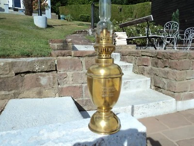 ANCIENNE LAMPE PETROLE MARINE LAITON OUVRARD ET VILLARS - Photo 1/3
