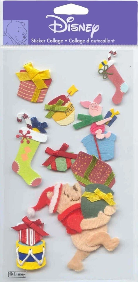 NEW! Rare Jolee's Disney Christmas POOH PRESENT TOWER 61127 Fast FREE Ship! - Image 1 of 1