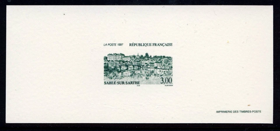 FRANCE . 1997 Sablé-Sur-Sarthe (2566) . Reduced Size Deluxe Proof - Image 1 of 1