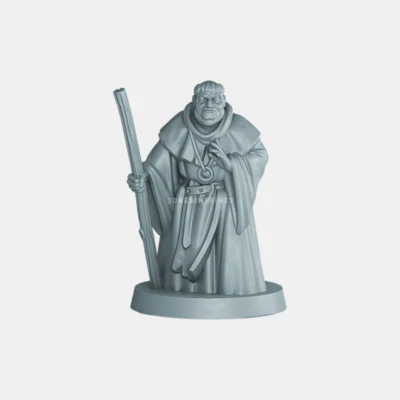 MONK PRIEST CLERIC || Frostgrave DnD Tabletop 3D Resin Miniature 28mm 32mm V01