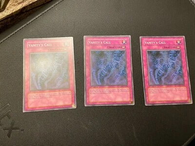 Yugioh- 3X Vanity's Call - Common - 1st Edition - CDIP-EN059 - Near Mint - Image 1 of 2