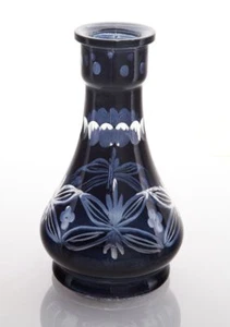 NEU VERKAUF SCHWARZ MITTLERE KRISTALLVASE Wasserpfeife Shisha Wasserpfeife - Bild 1 von 1