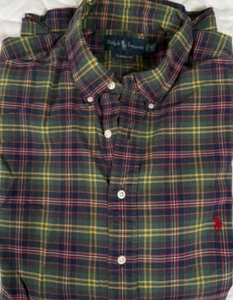 Ralph Lauren Shirt Mens 2XLT Tall Plaid Classic Fit Button Down Long Sleeve - Picture 1 of 9