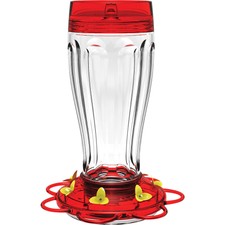 Classic Brands Red Big Gulp Glass Hummingbird Feeder 40 Oz 815562014101