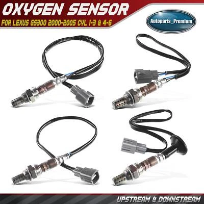 4x Upstream & Downstream O2 Oxygen Sensor for Lexus GS300 2000-2005 3.0L 2JZGE - Изображение 1 из 4
