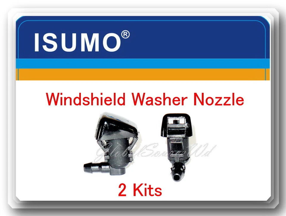 Set 2 Windshield Washer Nozzle Fits:Ford F250 F350 F40 F550 Super Duty 2011-2016 - Image 1 of 1