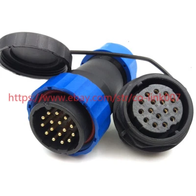 SD28 16pin waterproof connector, High Voltage Solar Panel LED Power Plug Socket - Image 1 of 4
