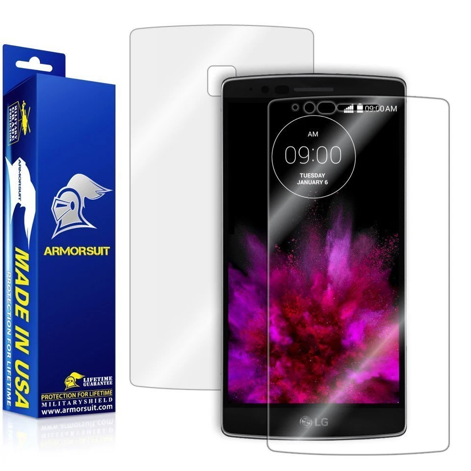 Protector de pantalla ArmorSuit MilitaryShield LG G Flex 2 + Protector de piel de cuerpo completo Foto 1 de 4