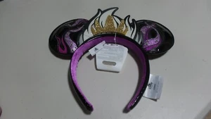DISNEY PARKS THE LITTLE MERMAID URSULA MINNIE MOUSE EARS HEADBAND "NWT" - Picture 1 of 2