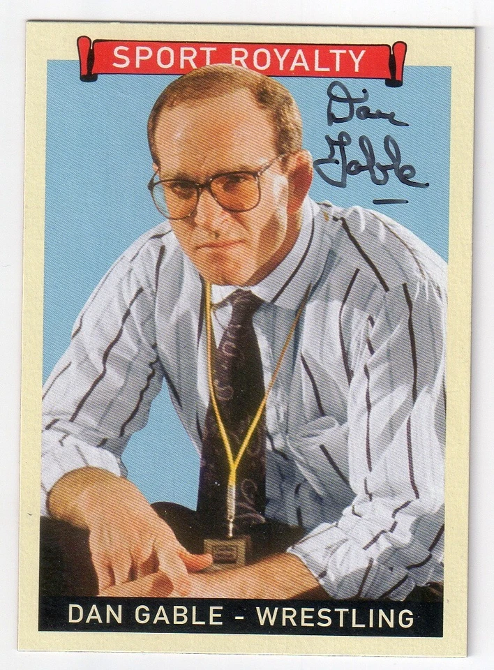  Dan Gable Signed 2008 UD Upper Deck Goudey Card #284 Wrestling Autograph - Image 1 of 1